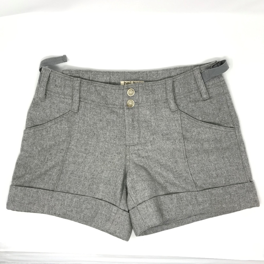 Anthropologie Hei Hei Shorts Wool Gray EUC sz 4 5"